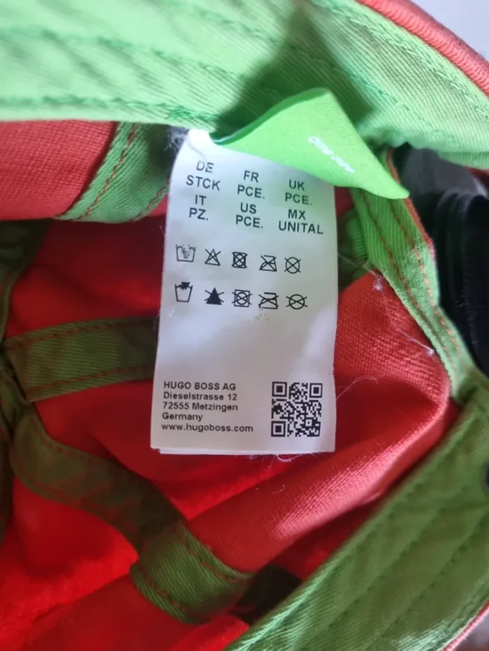 Casquette corail Boss - photo numéro 4