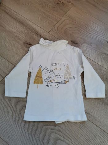 Tee shirt col roulé