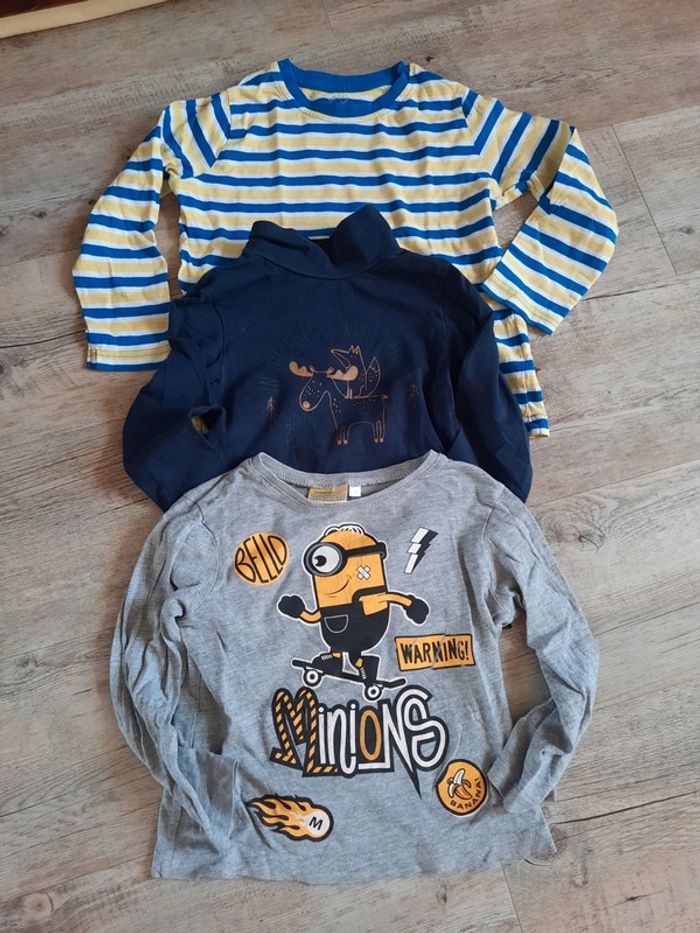 Lot 3 T shirts manches longues