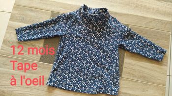 T -shirt manches longues 12 mois Tape à l'oeil