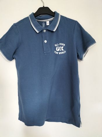 Polo bleu Taille 14 ans