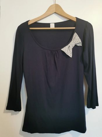 Tee-shirt marine - T3 - Camaïeu