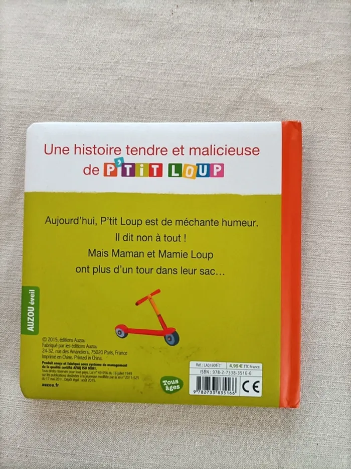 Livre P'tit Loup dit toujours non - photo numéro 2