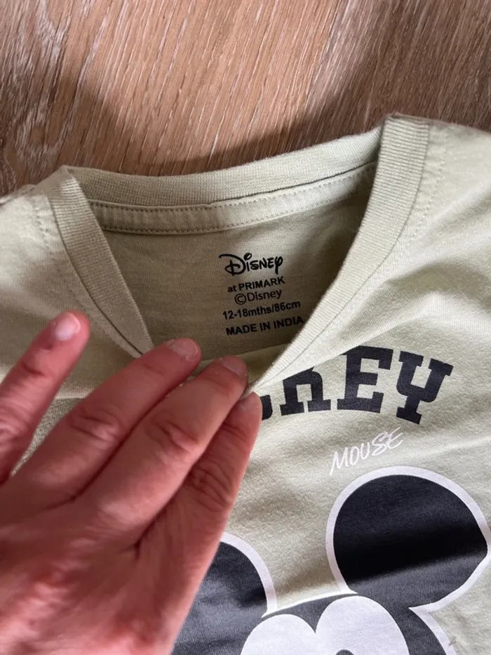 T-shirt Mickey 12-18 mois - photo numéro 3