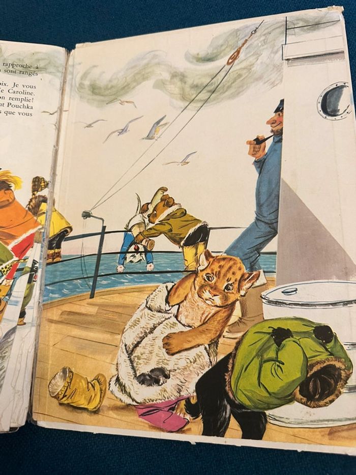 1968 Livre ancien Caroline au Pôle Nord Pierre Probst Grands albums Hachette bd - photo numéro 4