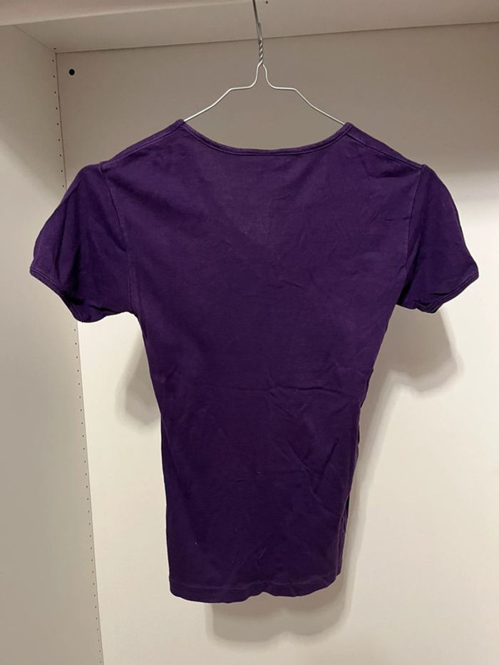 Teeshirt violet uni fille Petit Bateau Taille 14 ans - photo numéro 2
