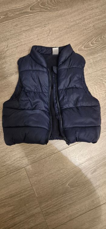 Doudoune sans manche bébé 