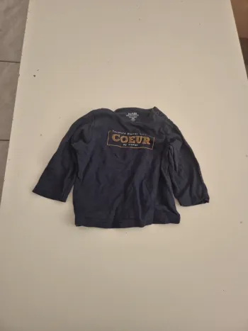 T-shirt à manches longues 3 mois