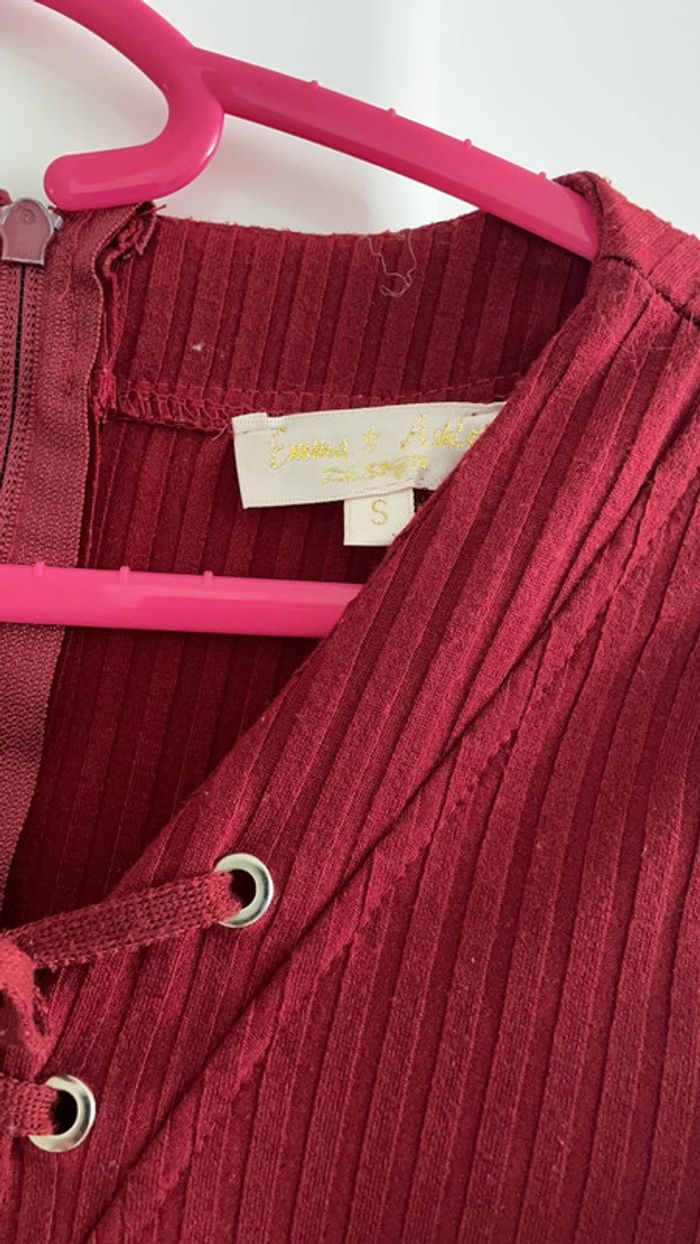 Combipantalon bordeaux - photo numéro 3