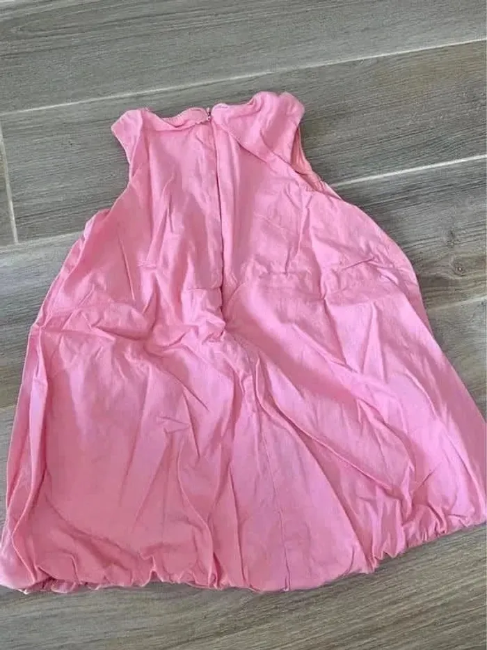 Jolie robe boule fille 24 mois 2 ans rose/ abricot - photo numéro 4