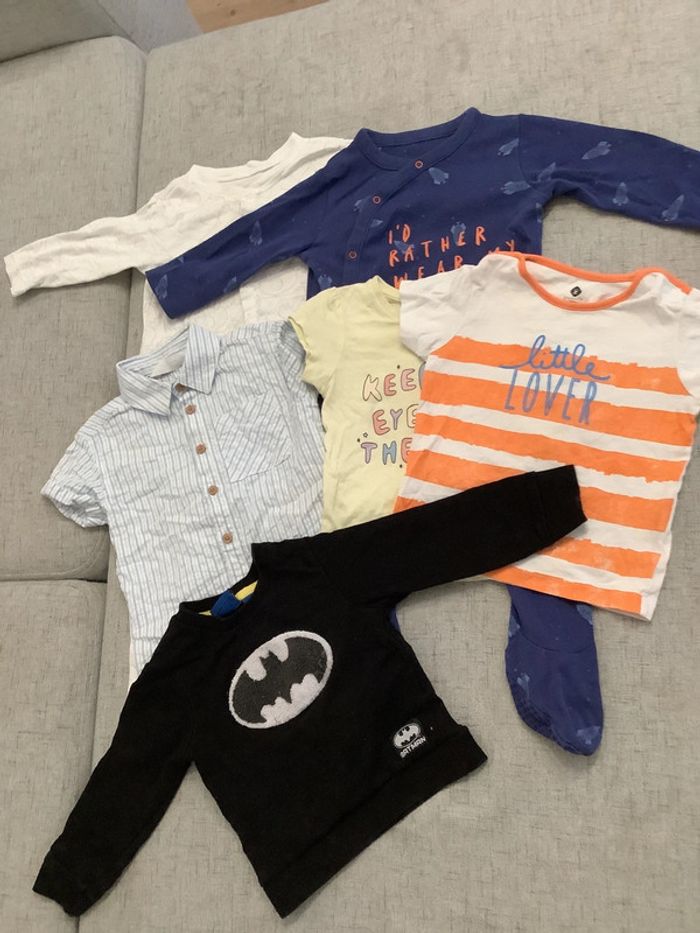 Lot vêtements garçon 9-12 mois