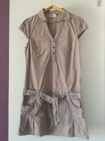 Robe taille 40 gris taupe