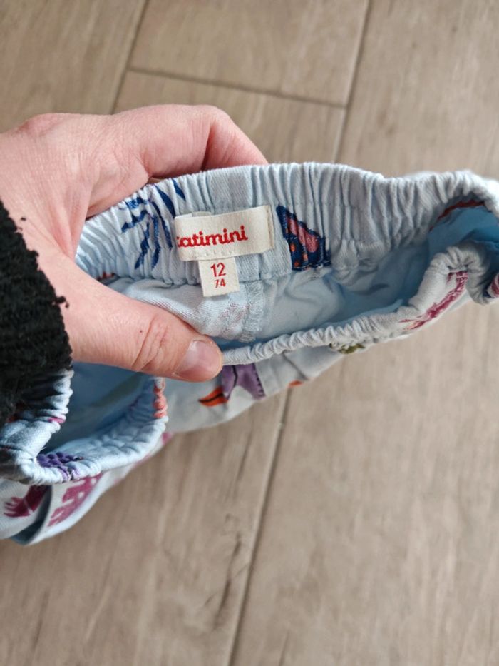 Short bébé fille Catimini 12 mois - photo numéro 3