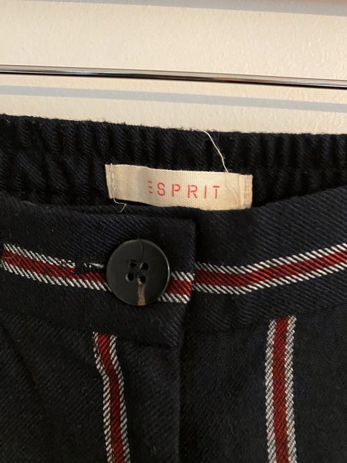 Pantalon rayé marine Esprit - photo numéro 3