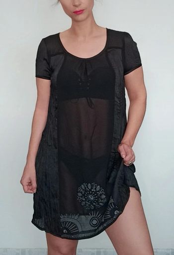 Robe voile fluide casual ou sexy 38