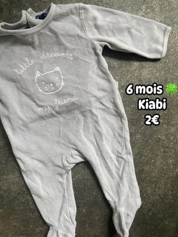 Pyjama 🍀 6 mois 🍀 Kiabi