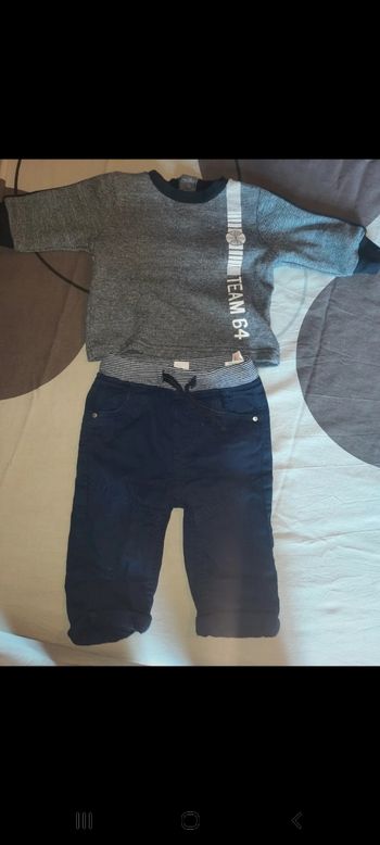 Ensemble garçon 6 mois