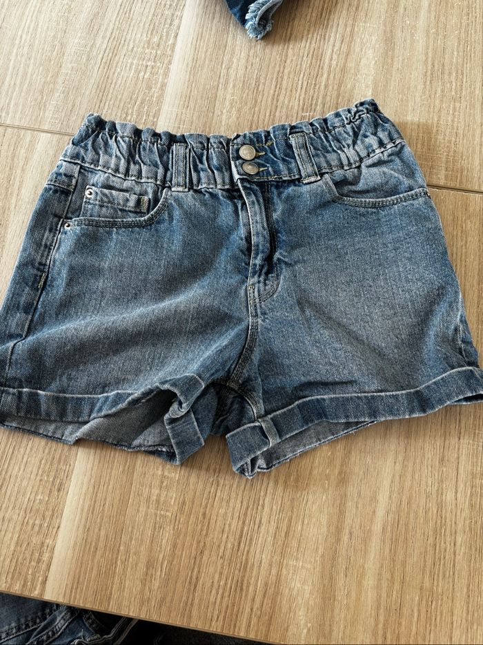 Short en jeans