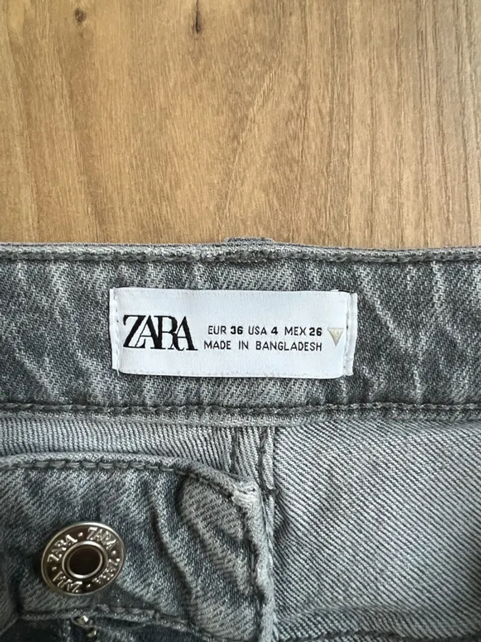 Jean skinny gris femme Zara - photo numéro 5