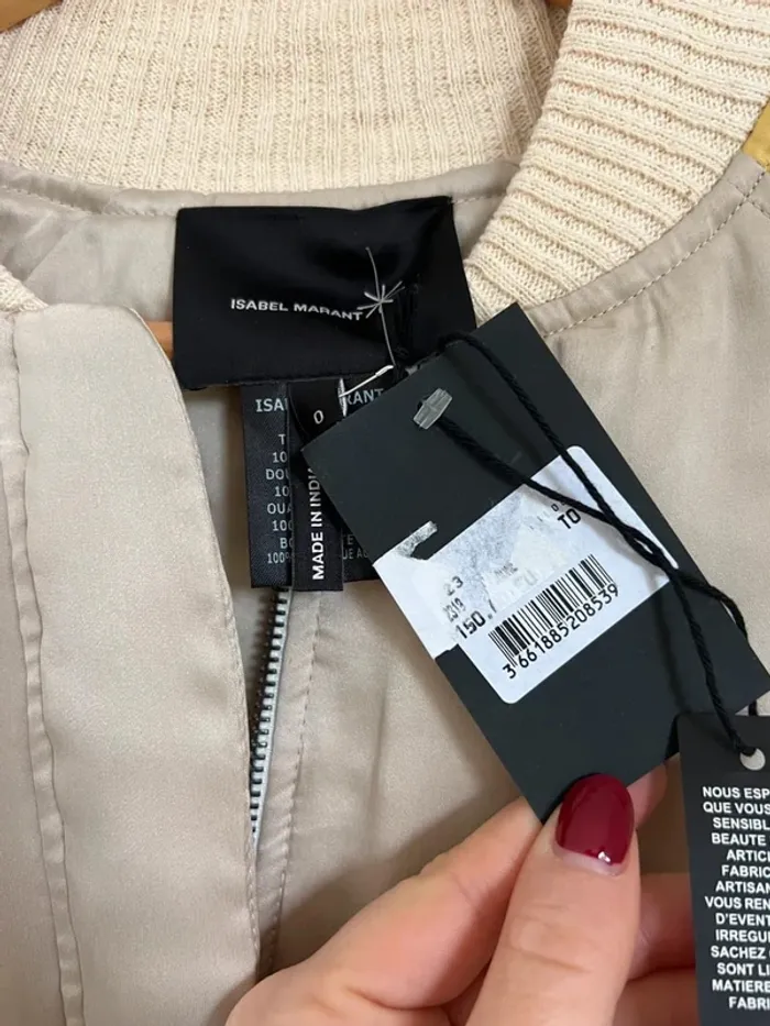 Veste bombers en soie Isabel Marant - photo numéro 8