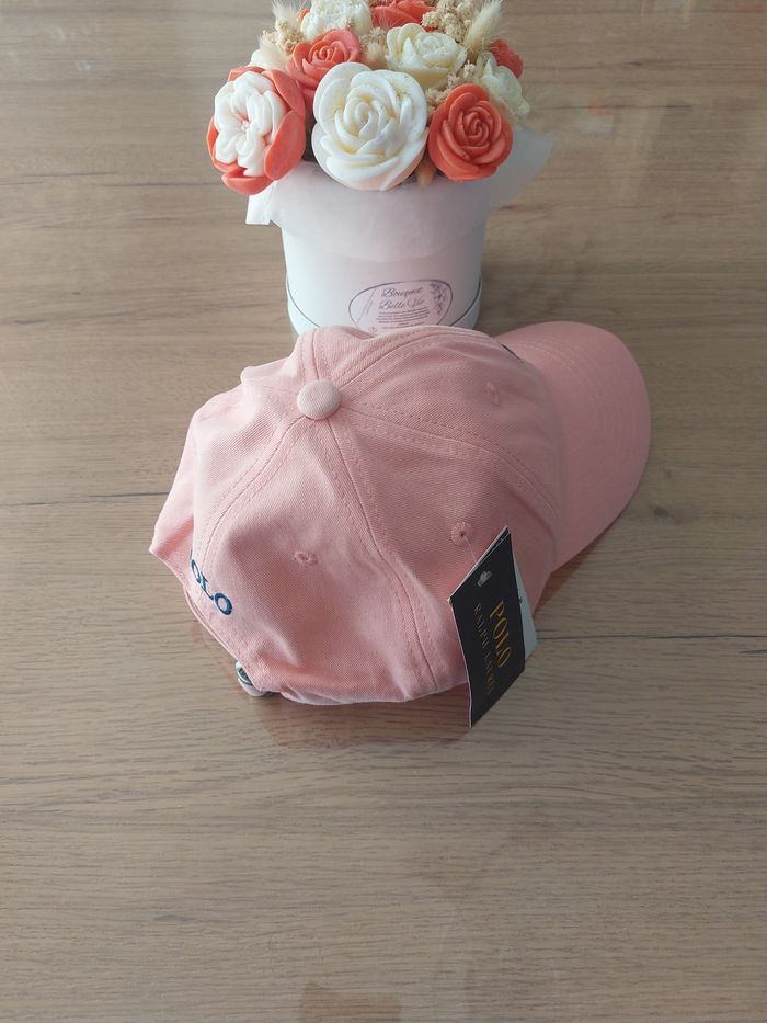 Casquette Polo Ralph Lauren rose neuve - photo numéro 3