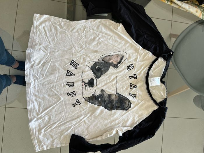 Teeshirt à manche demi courte