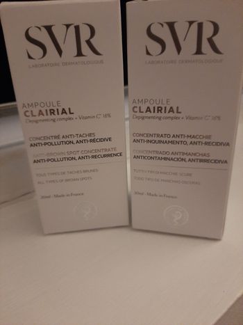 Svr ampoule CLAIRIAL vendu 39e cher svr