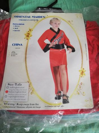 Déguisement la chinoise 7-8ans