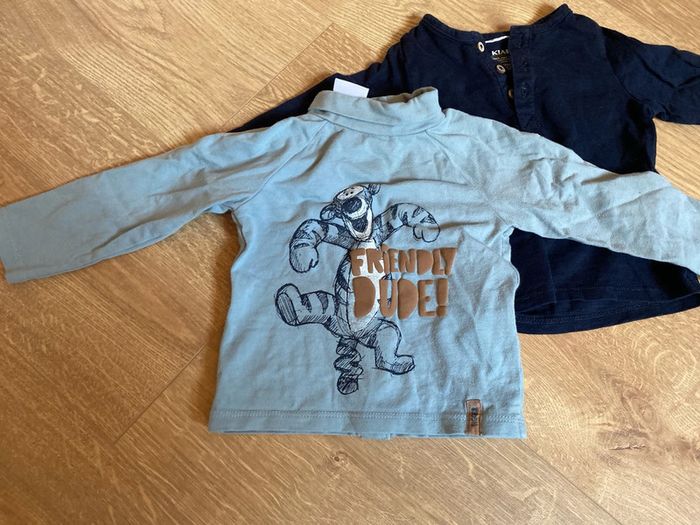 Lot t-shirt manches longues 9 mois - photo numéro 14