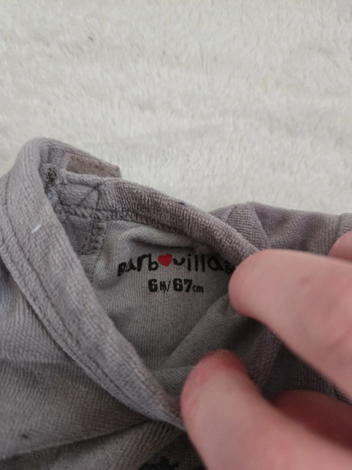 Pyjama dors-bien velour - photo numéro 2