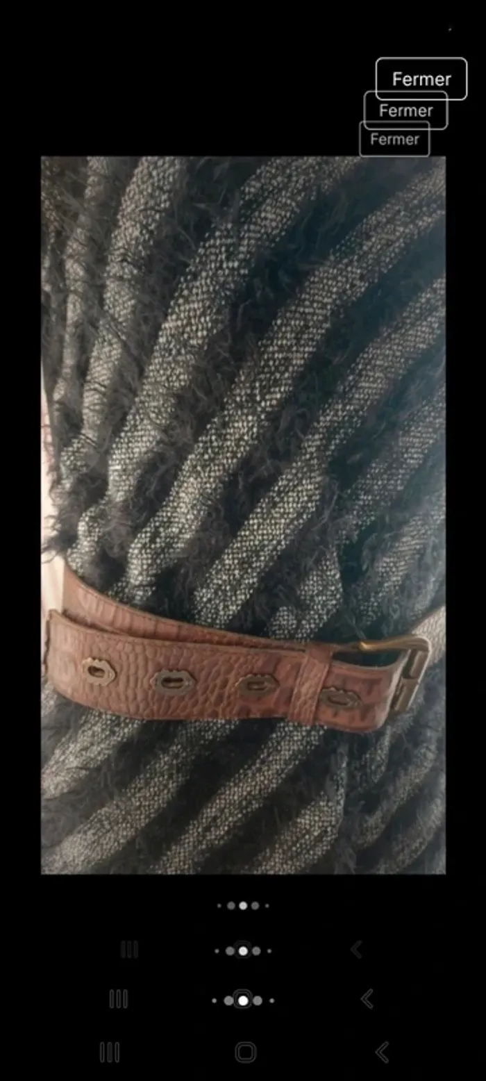 Ceinture Mondi cuir Marron 85cm Germany - photo numéro 5