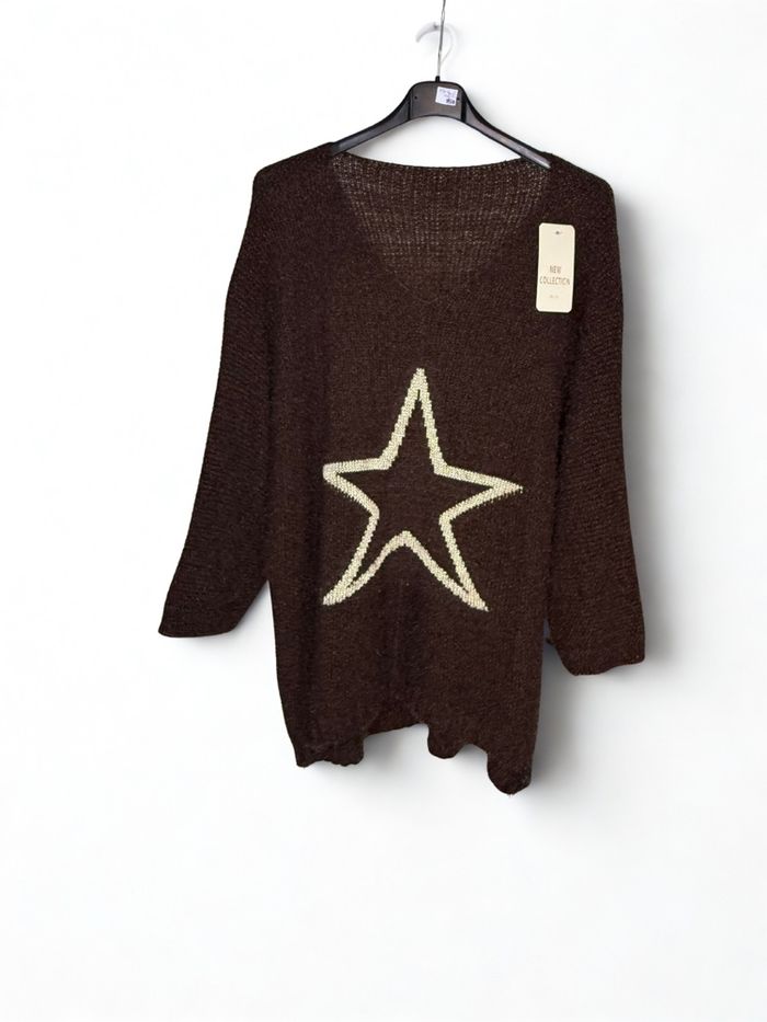 Pull doux hiver, grande taille