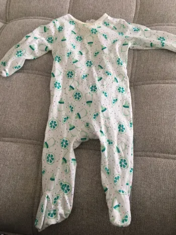 Pyjama été coton léger 6 mois TQF Collection