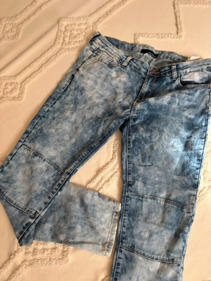 Jean délavé bleu Tally Weijl – vintage 2010s, taille 42, rétro vintage esprit Y2K - photo numéro 2