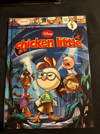 Bande dessinée pour enfants Disney chicken Little