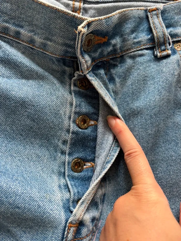 Jean vintage Rica Lewis RL70 relaxed fit droit regular straight bleu clair taille 50/2XL 90s homme - photo numéro 7