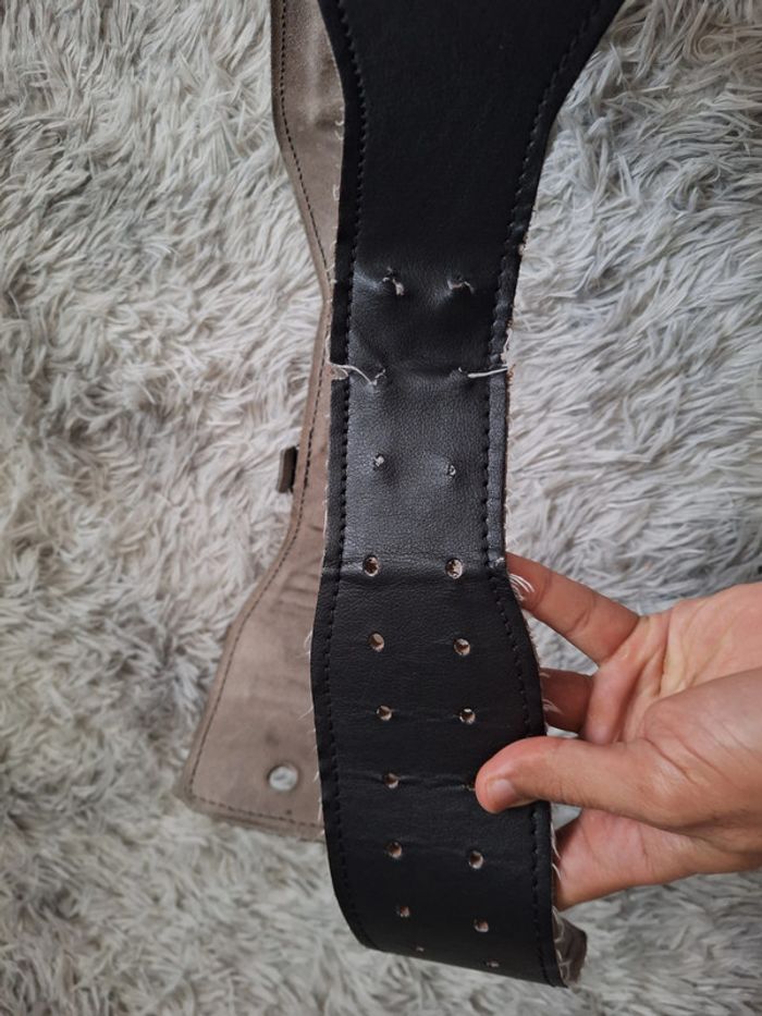 Ceinture de sport Domyos taille L/XL (84-103 cm) noir - Très usée mais fonctionnelle - photo numéro 7