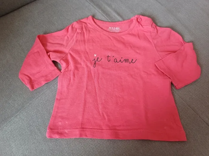 T-shirt manches longues kiabi 3 mois