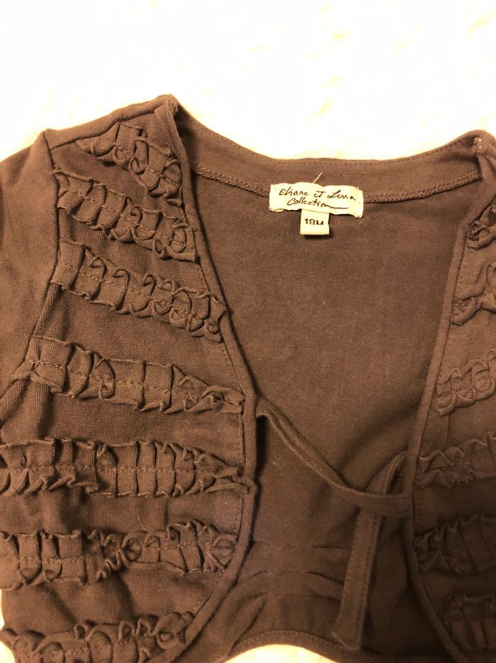 Gilet, maille tee-shirt, Eliane et Léna - photo numéro 4