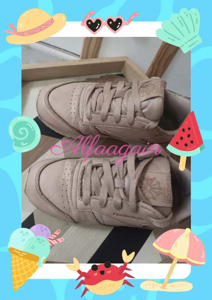 Baskets roses Reebok 30 - photo numéro 2