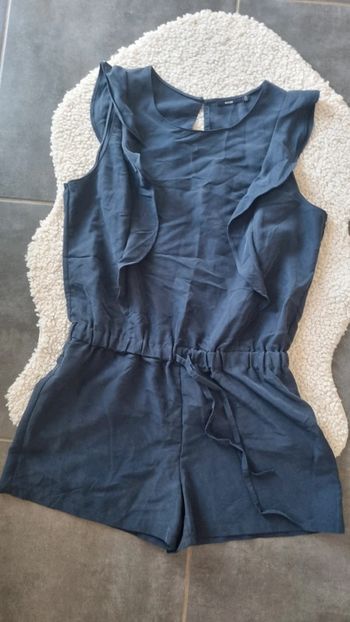 Combinaison combi-short short bleu kiabi 44 sans manches parfait état combinaison short