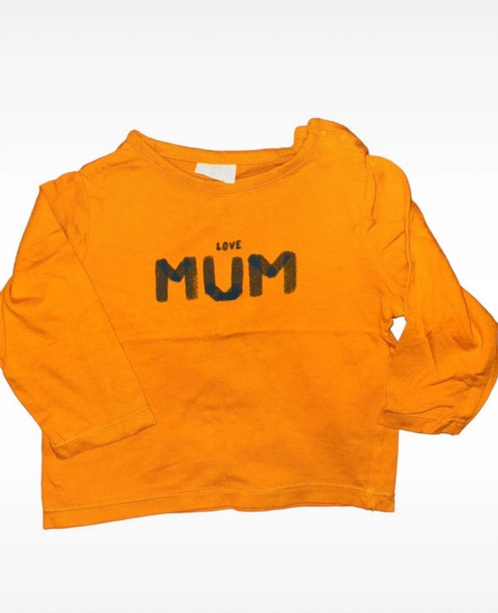 T-shirt manche longue 9 mois