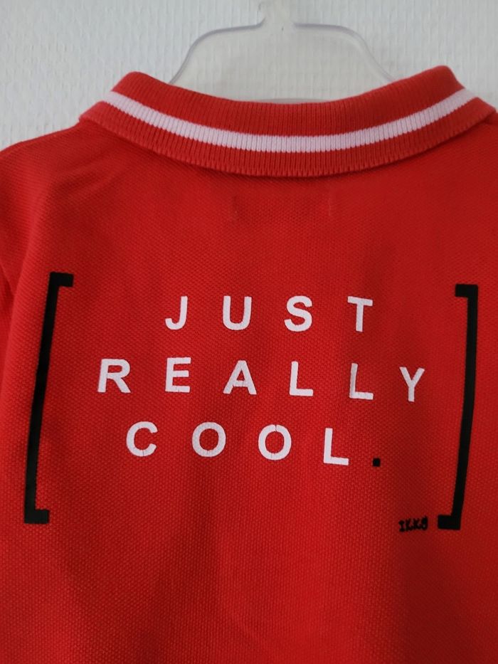 Polo rouge IKKS 12 mois TBE - photo numéro 5