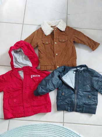 Vestes garçon 9 mois