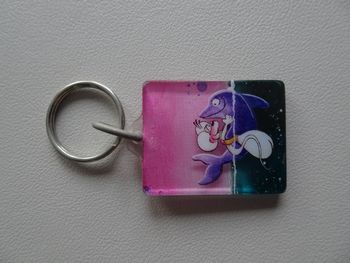 Porté-clés diddl plastique diddl et dauphin