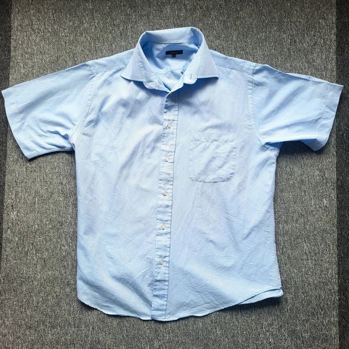 Chemise Tex Man Homme 43/44 – Bleu Ciel – Manches Courtes – Classique & Confortable