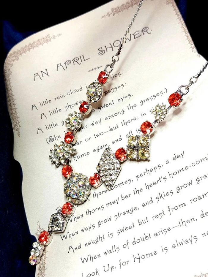 Magnifique collier inspiration vintage art déco - photo numéro 8