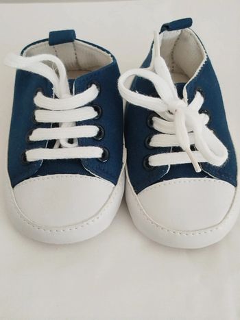 Baskets bleu marine bébé mixte