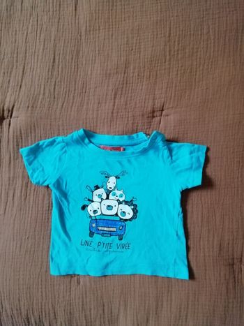 Tee shirt manches courtes 18 mois