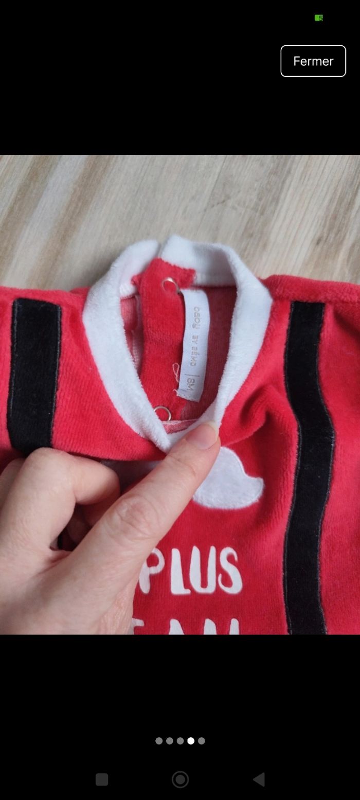 Ensemble pyjama et bodie noël - photo numéro 4